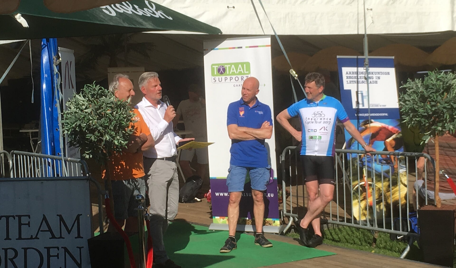 ,De Insurance Cycle Tour,isi een samenwerking tussen Cycle Team Vorden, VV Vorden,en Insurance Cycle Tour. Fotp: PR. 