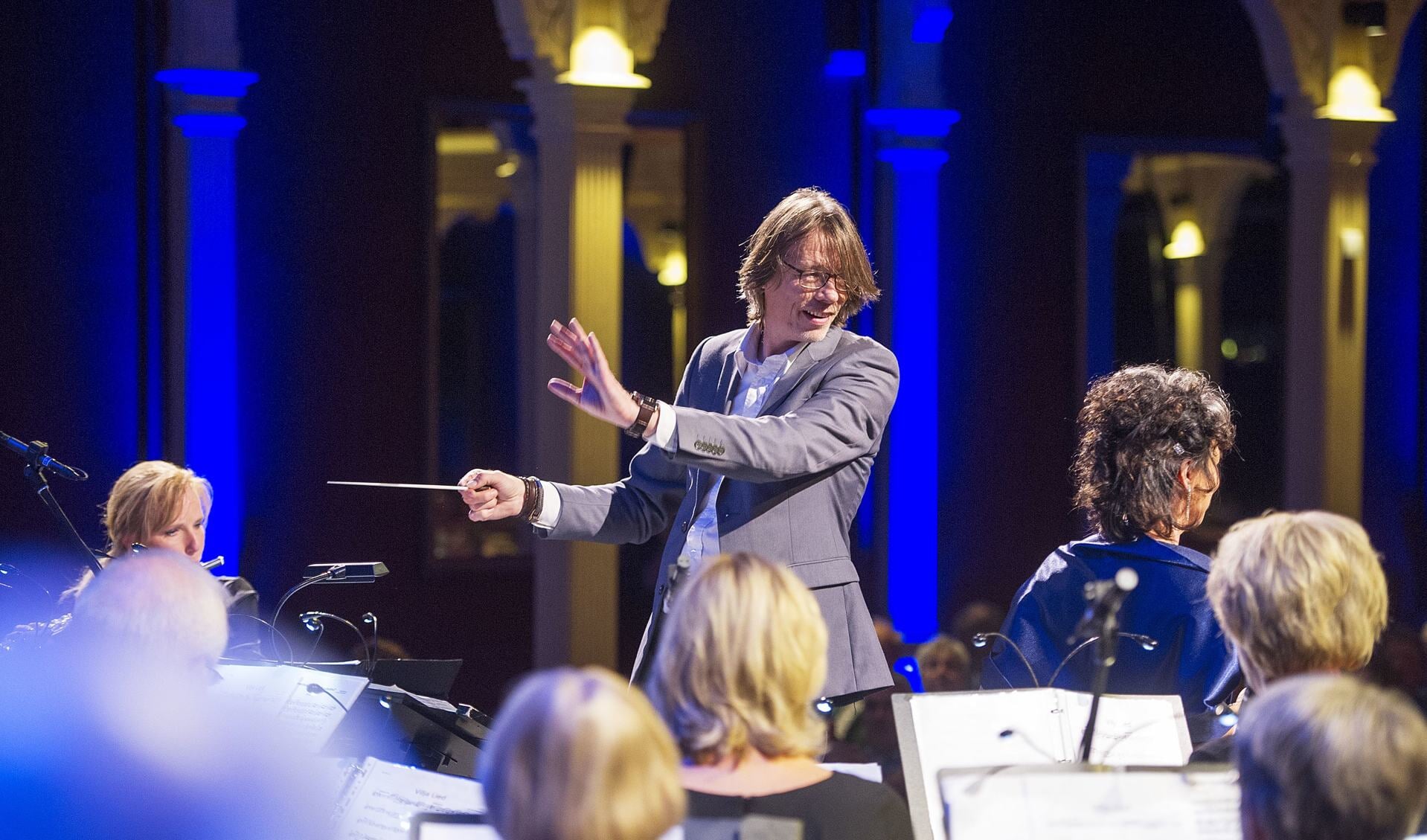 Dirigent Jos Pijnappel. Foto: Pascale Drent