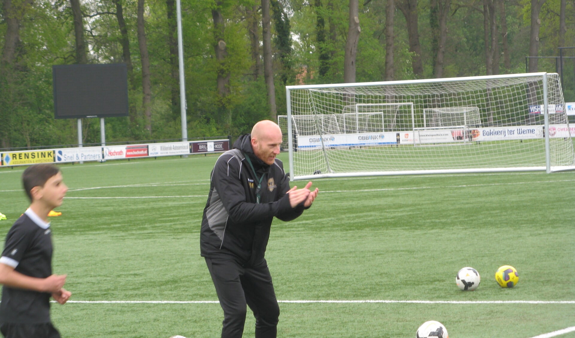 Martijn Meerdink in actie als trainer. Foto: Bart Kraan