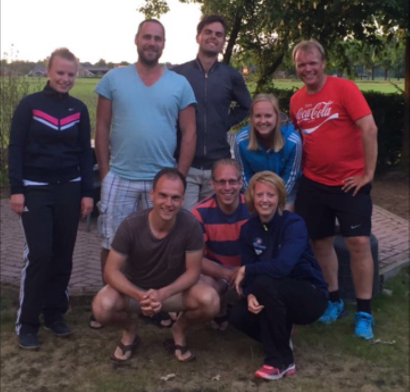 Eerste mixteam VTP Vorden behaalde tweede plaats. Foto: PR