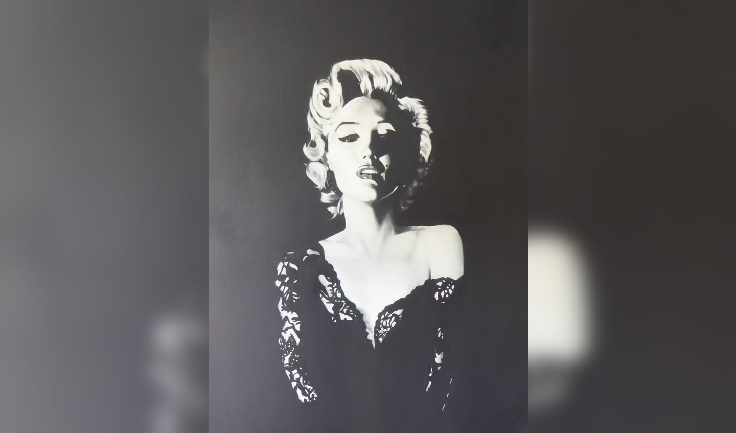 “Marilyn Monroe”- acrylverf, figuratief schilderij van Doris Davina