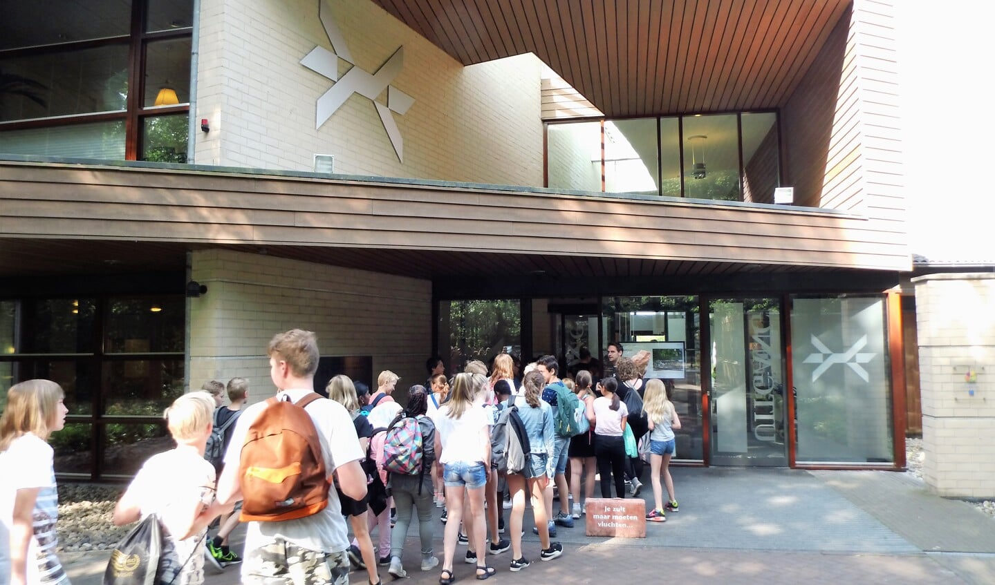 De basisschoolleerlingen bezochten Westerbork. Foto: PR