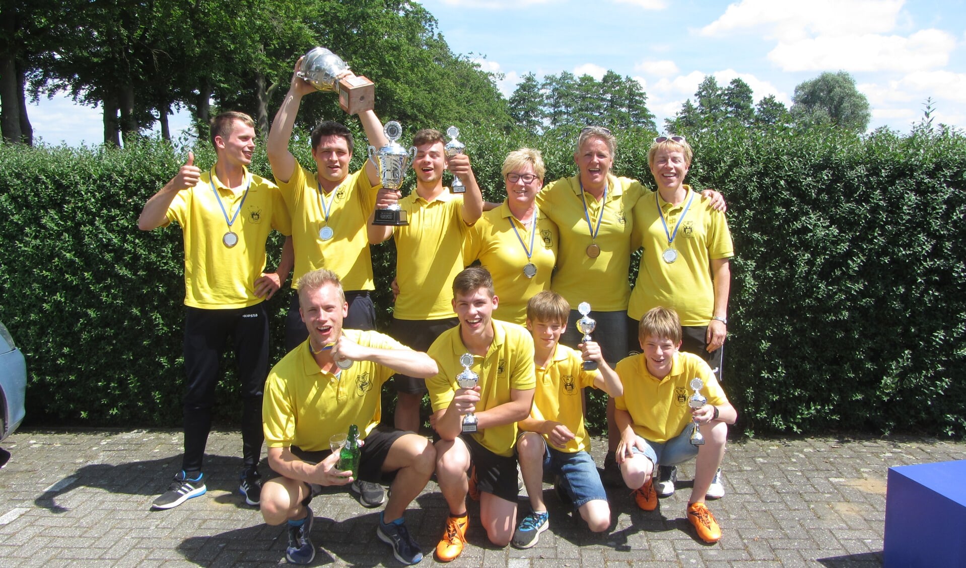 De kampioenen van Klootschietvereniging Zwolle. Foto: PR