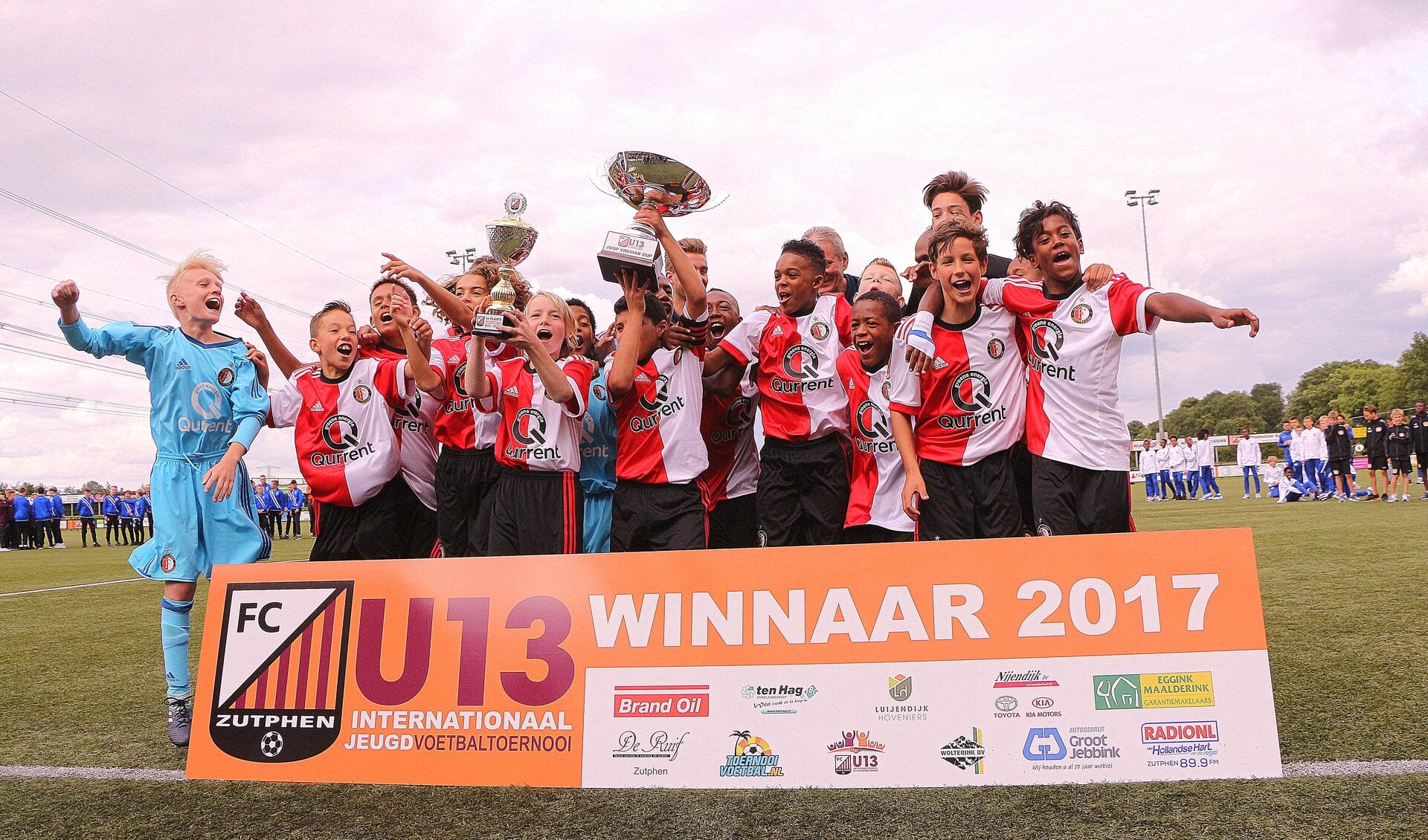 Feyenoord wint FC Zutphen U13 toernooi. Foto: Hans Bolt