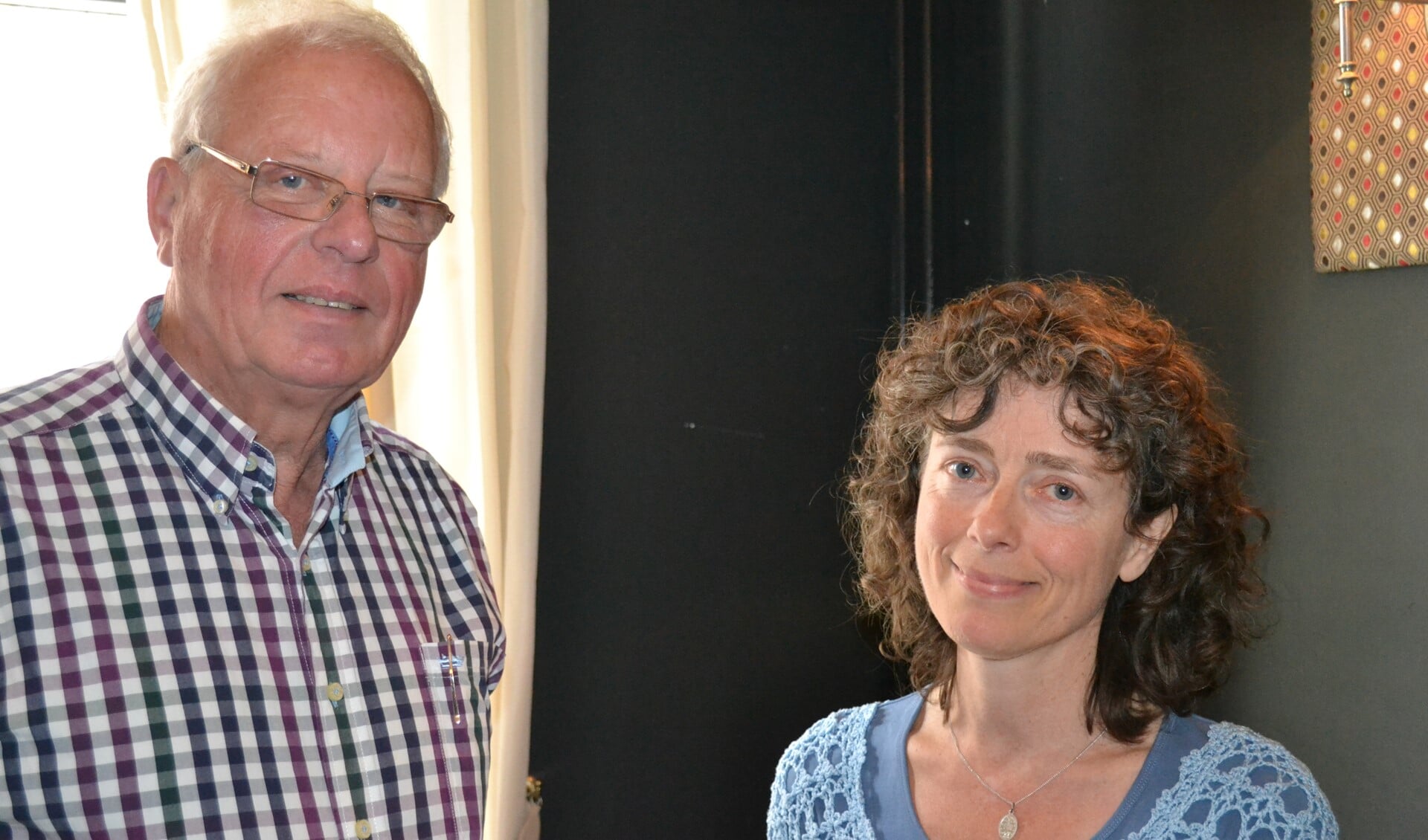 Ruud van Velzen en Janine Meeuwsen. Foto: Leander Grooten