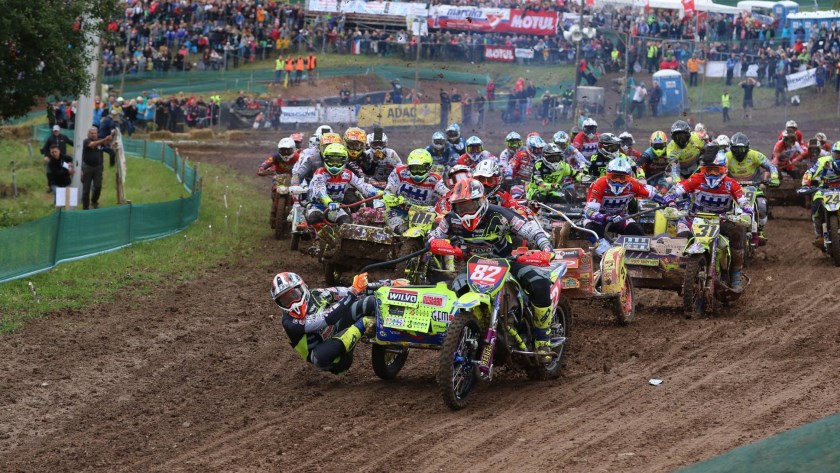 Bax/Musset (82) op weg naar dagzege en wereldtitel. Foto Albert Schreuder