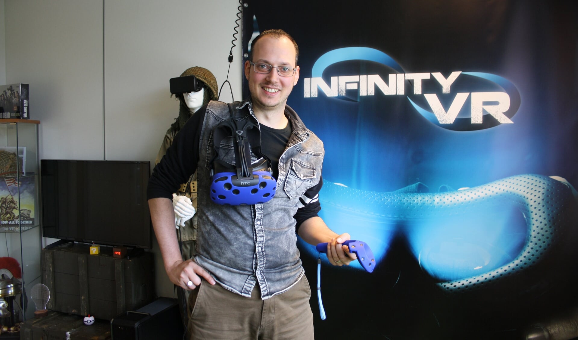Glenn van 't Hooft, initiatiefnemer van Infinity VR. Foto: PR