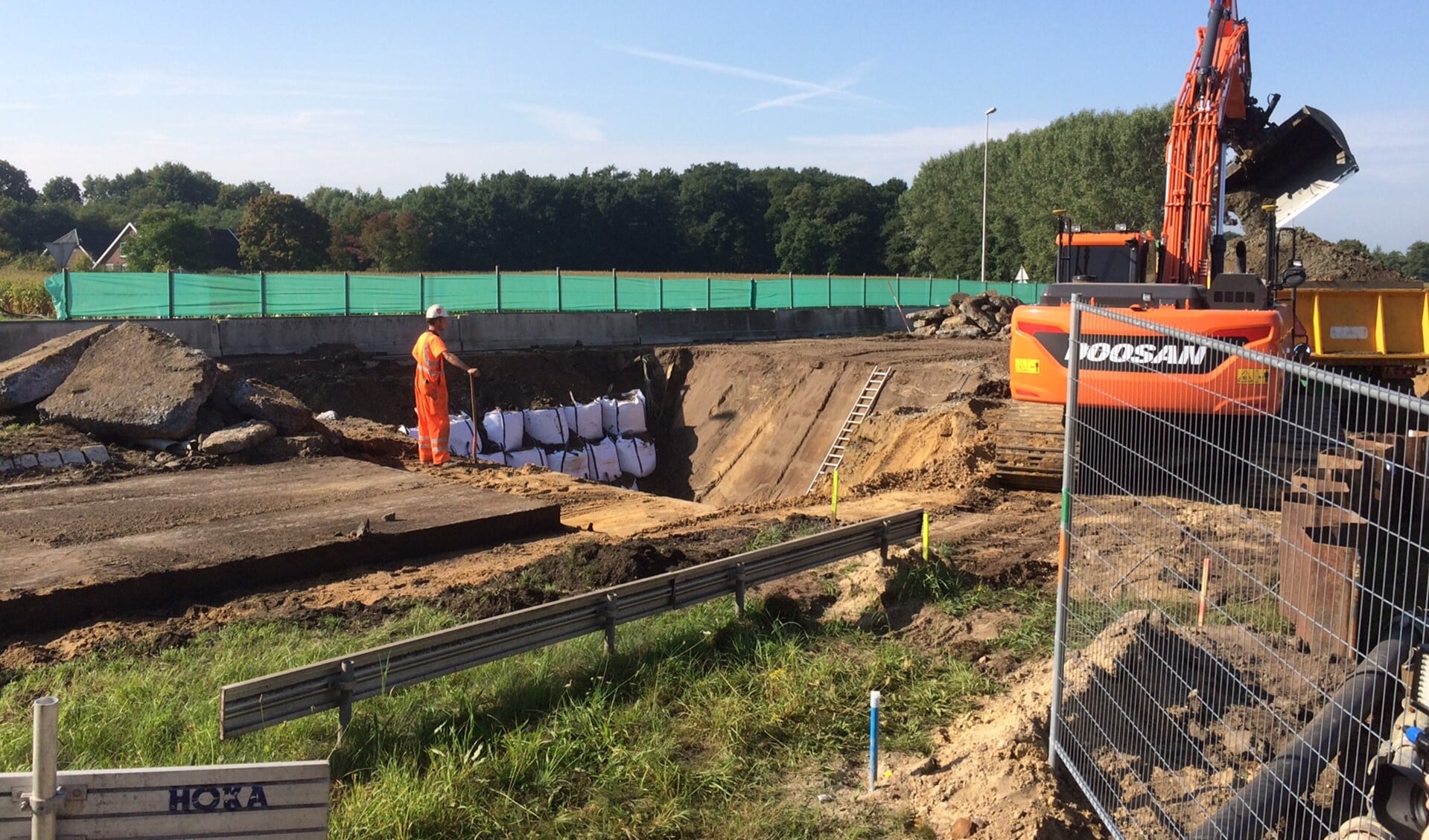 Er wordt volop gewerkt aan de Nieuwe Twenteroute. Foto: PR