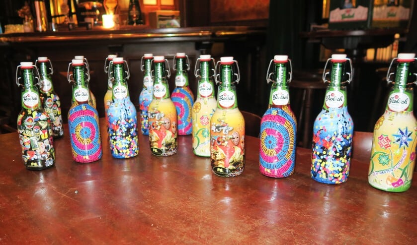 Kleurrijke creaties van de Grolsch jubileum beugel. Foto: Theo Huijskes/archief Achterhoek Nieuws