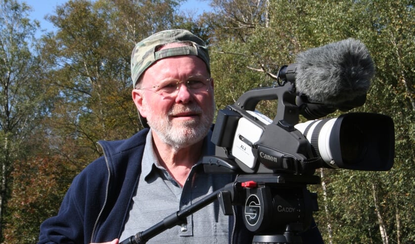 Ben Tragter aan het werk als cameraman. Foto: Ben Tragter