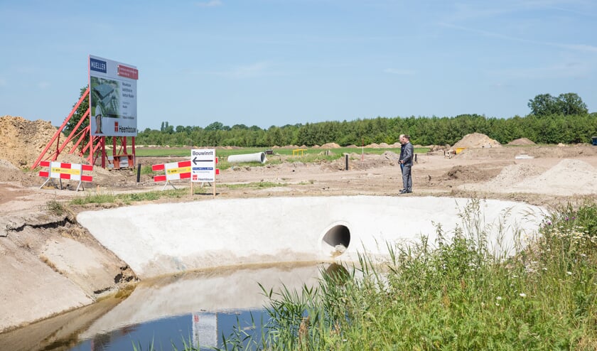 Op bedrijvenpark Laarberg wordt hard gewerkt de ontwikkeling van de industrie en met name duurzame project zoals een groot solarpark. Foto: PR