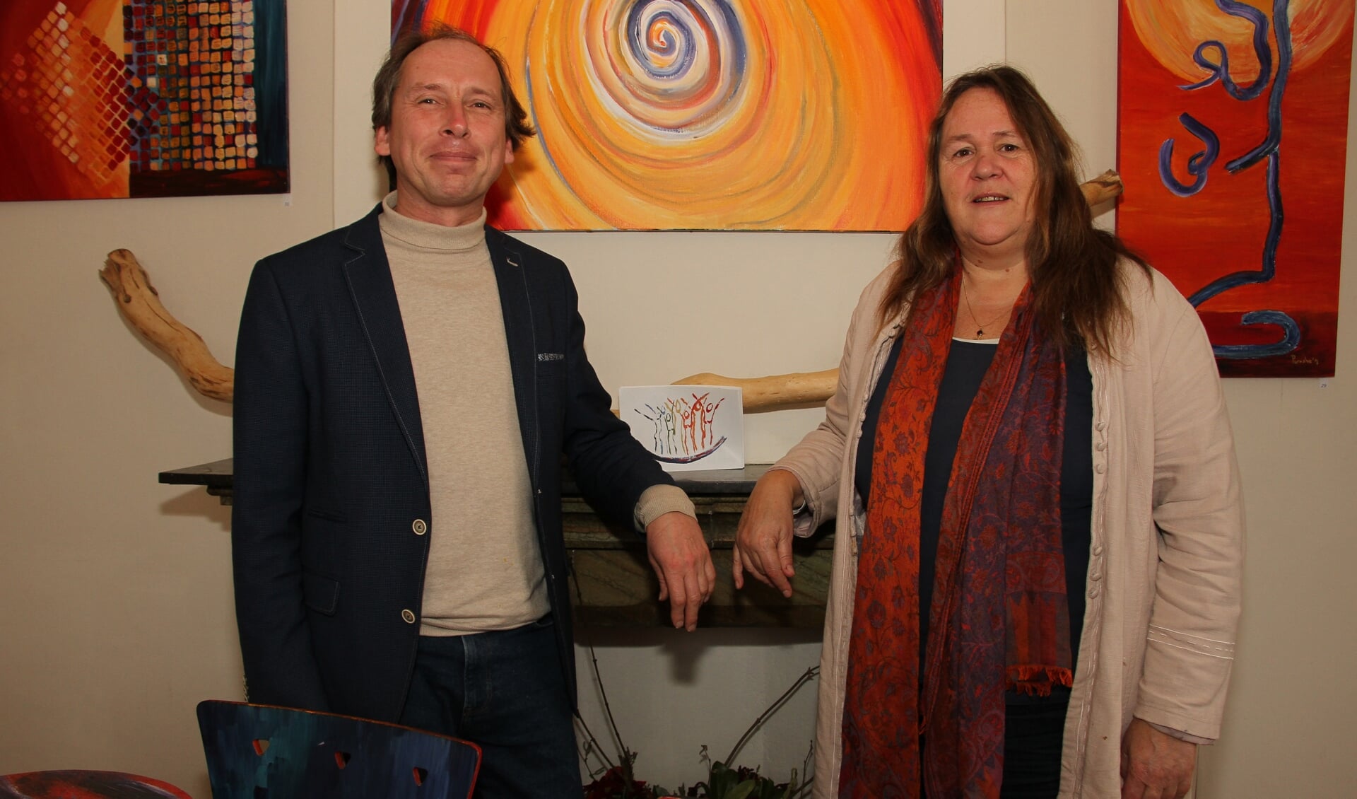 Initiatiefnemers van een nieuwe GezondheidsVerzekering Robbert Geelen en Purusha van de Graaf. Foto: Liesbeth Spaansen