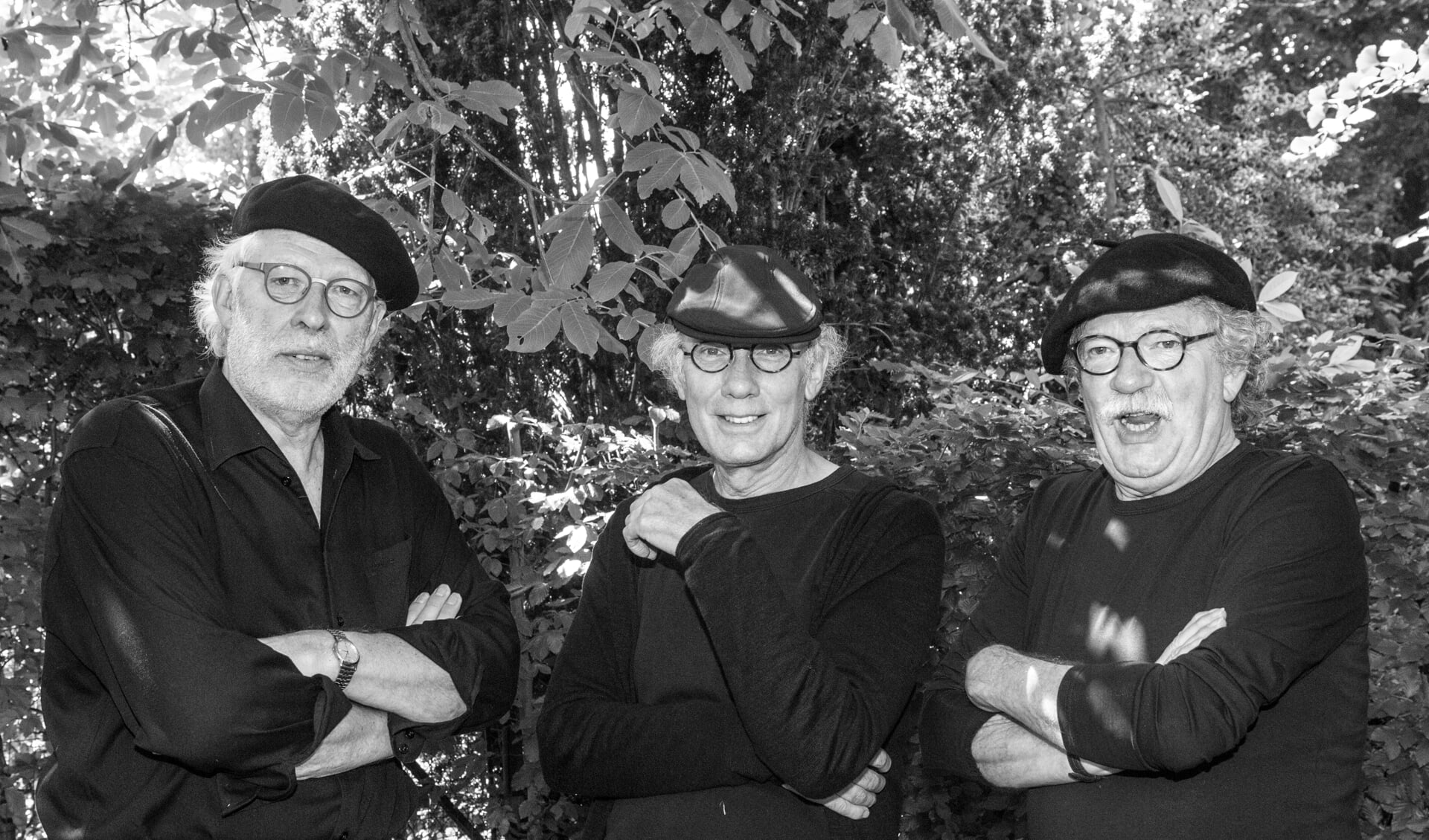 Bugter, Blijenberg en van Bloois, kortweg BuBLBL, troubadours inc. Foto: Arie Cijfer
