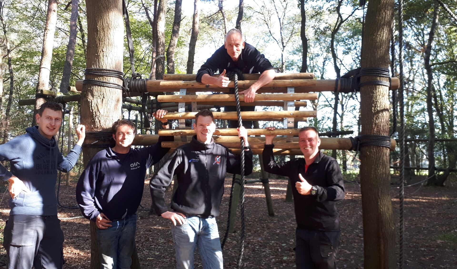 De survivalsporters met hun 'Rondje Beltrum' . Foto: PR