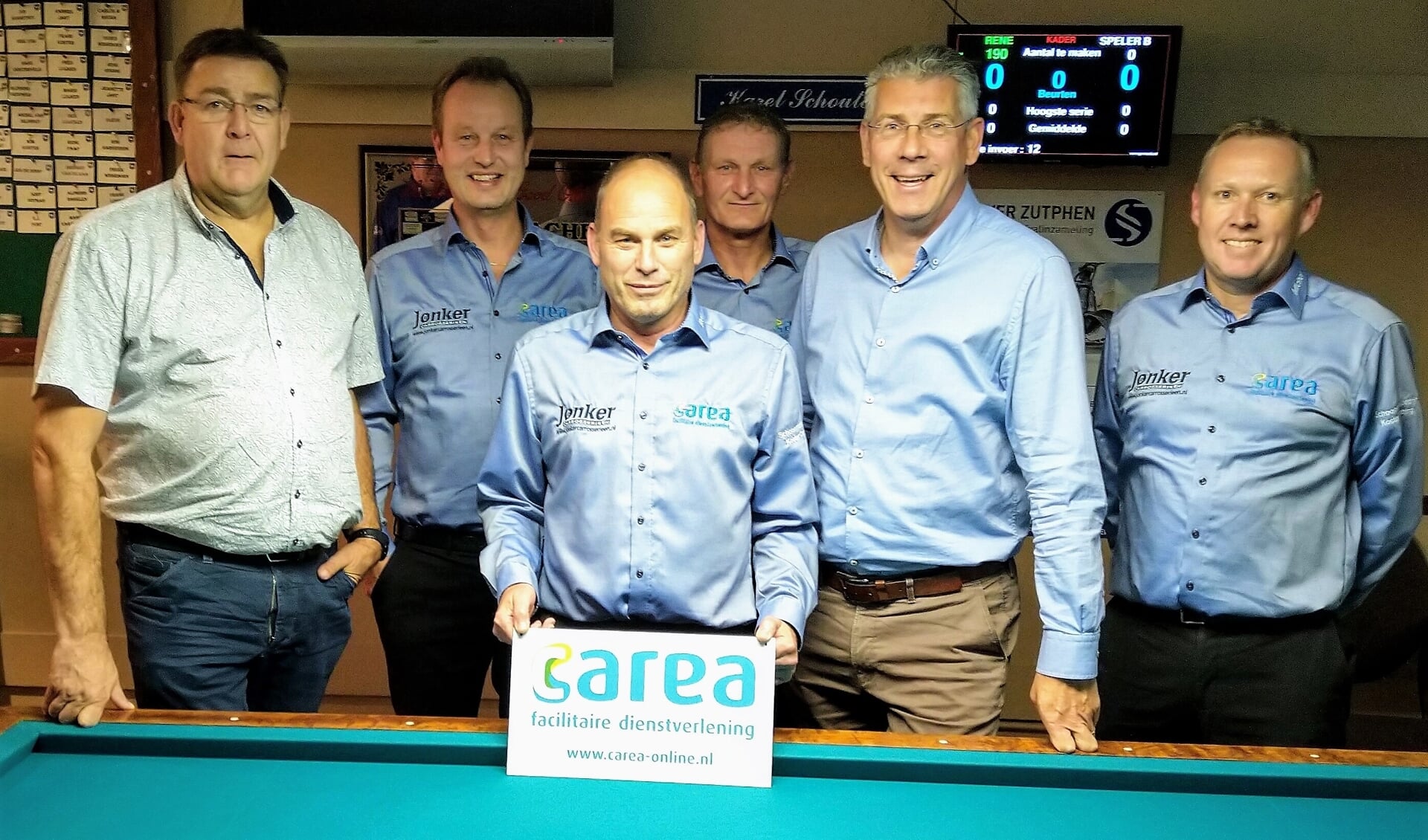 Jaap Veldhoen (Carea), Ivo Gerritsen, Rene Paap, Frans Koster, Frank Kuhlkamp (Carea) , Michel van Silfhout. Foto: PR
