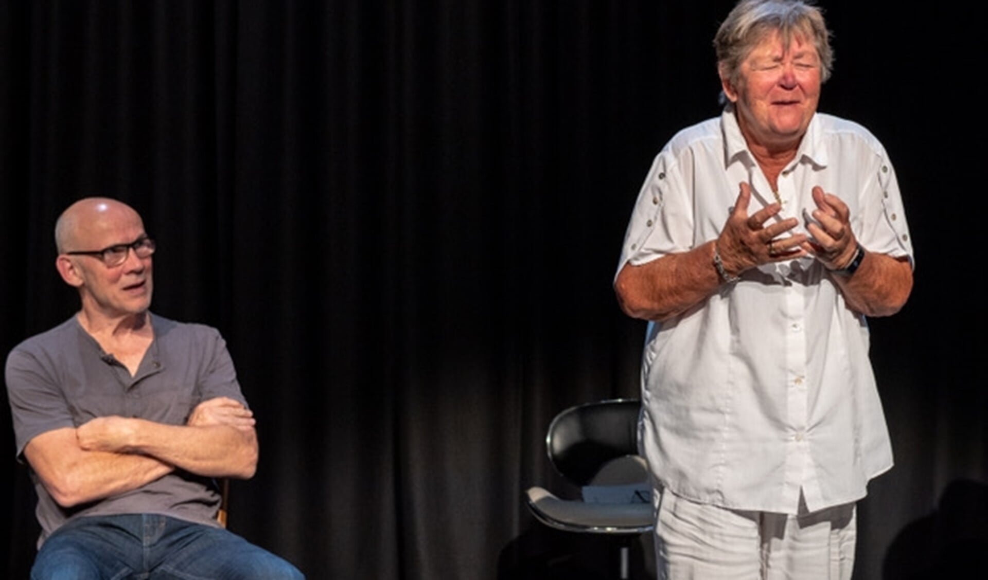 Theatervoorstelling over voltooid leven van Jos Spijkers. Foto: Charles Keijser Fotografie