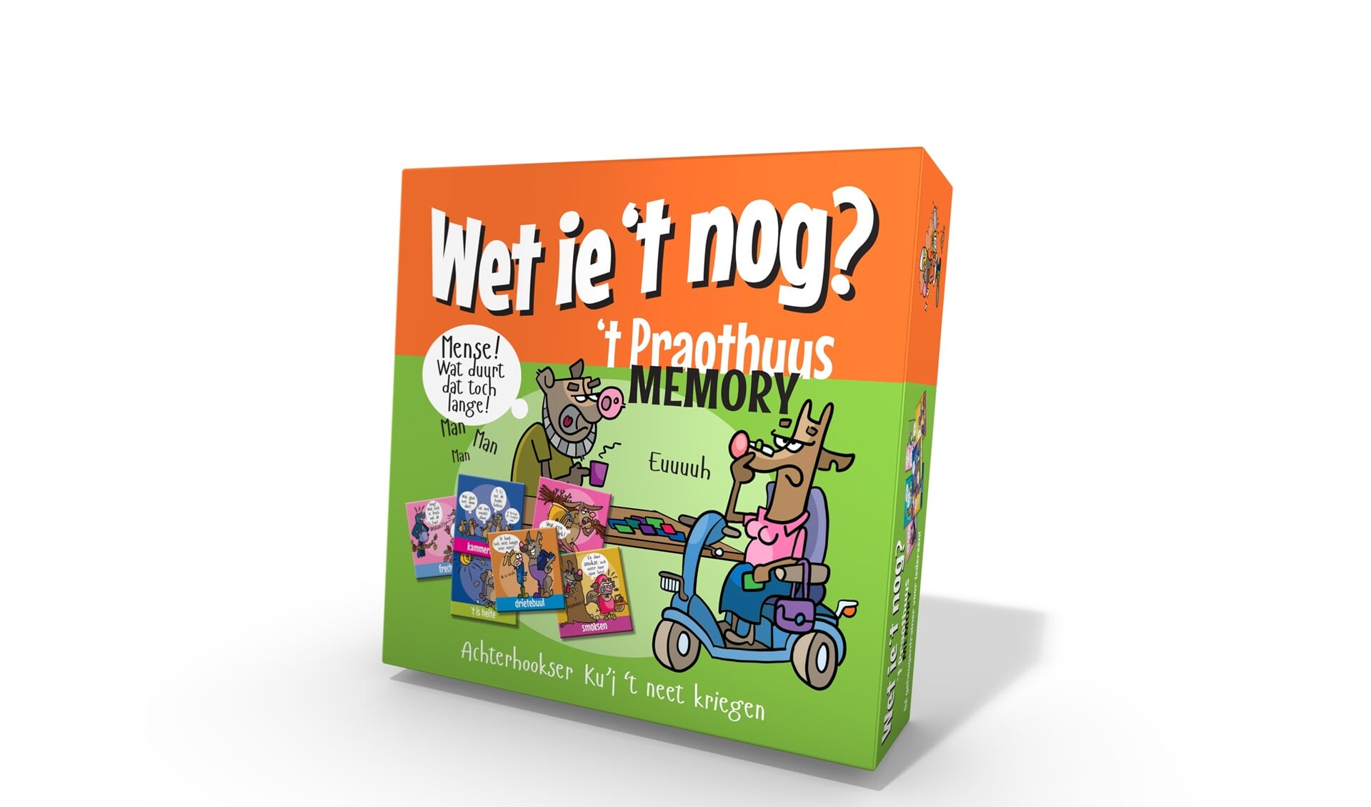 Het memoryspel 'Wet ie 't nog?' dat uitgever Achterhoek Nieuws eind oktober in samenwerking met ToonWorkz op de markt brengt. Foto: PR