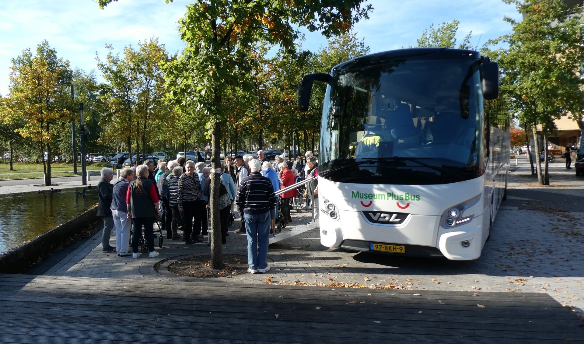 De reis vanuit Ruurlo naar Enschede op vrijdag 12 oktober ging met de Museumplusbus. Foto: PR. 