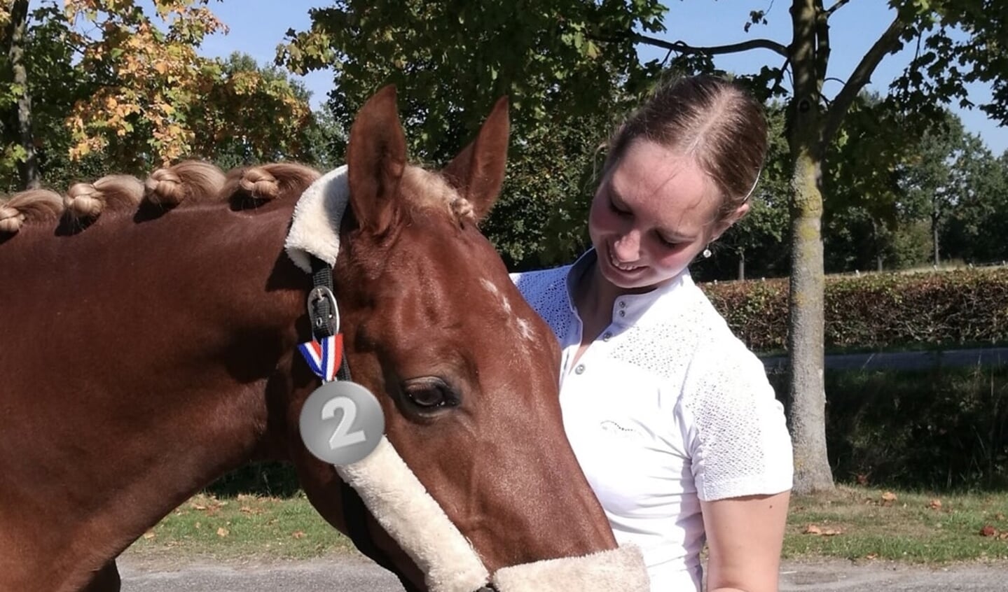 Ilse Zieverink met Presley E the King. Foto: eigen foto