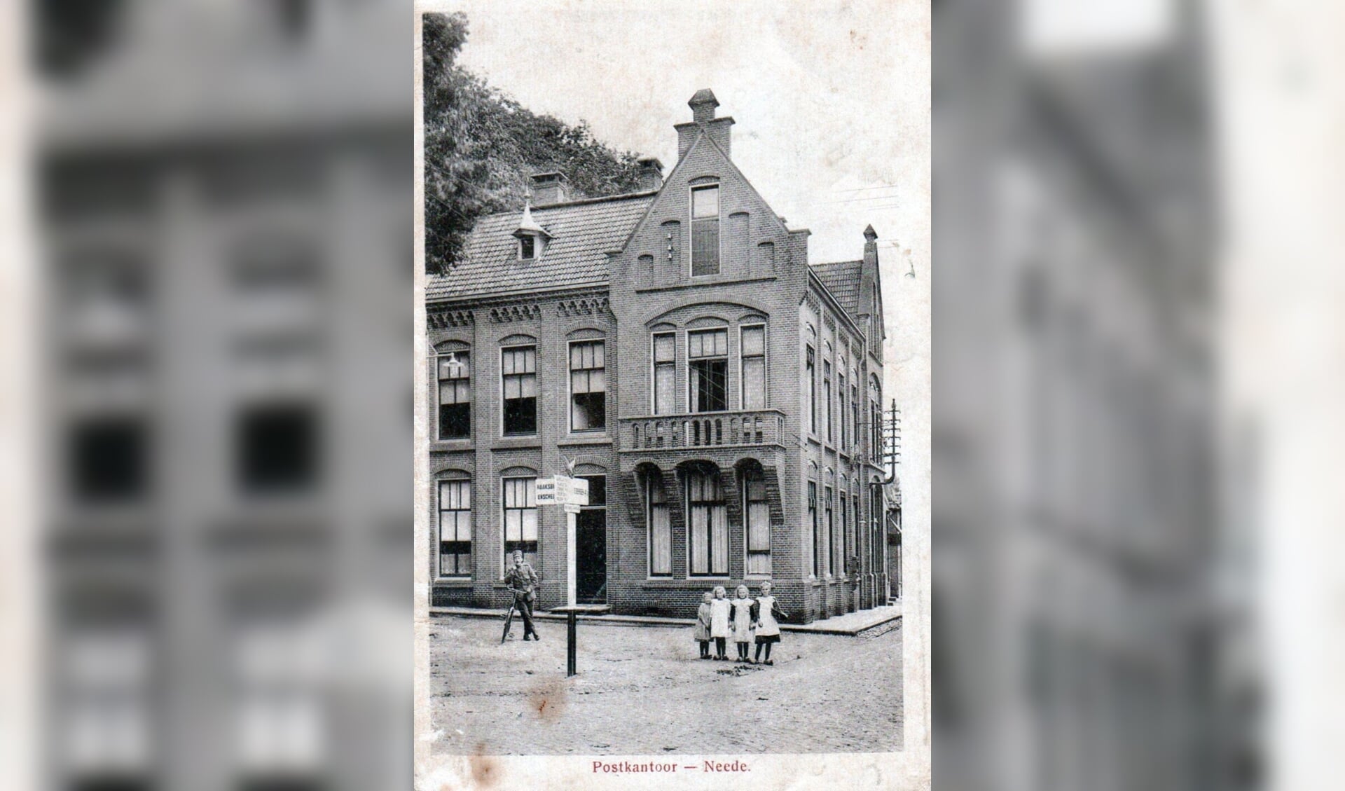 Foto: Het oude postkantoor in de Oudestraat in Neede. Foto: Archief HKN