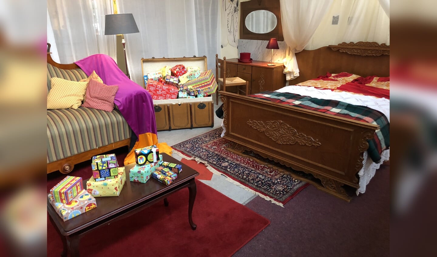 De slaapkamer van Sinterklaas in De Kei is al helemaal ingericht. Foto: PR 