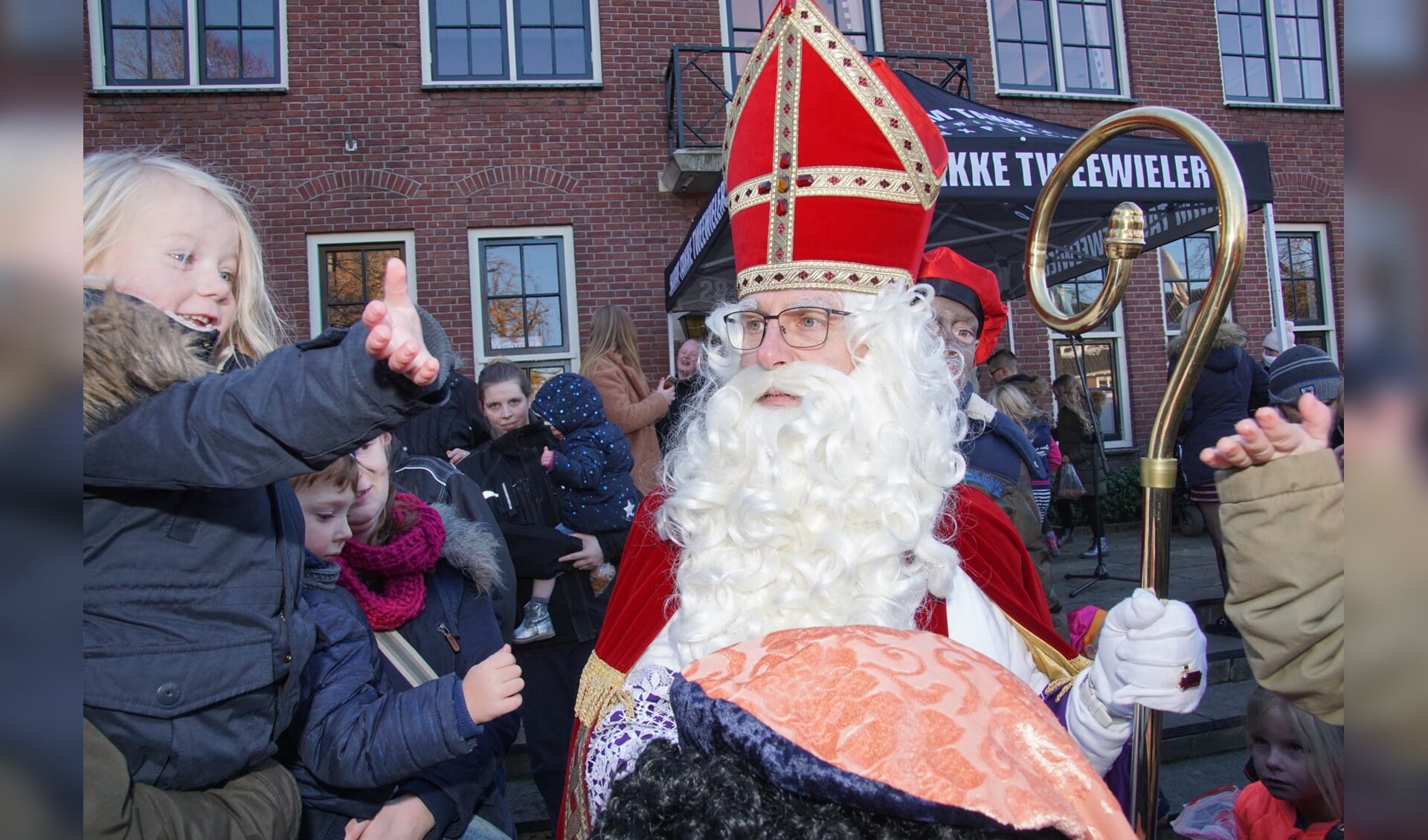 Geen traditioneel welkom voor de Sint in Dinxperlo. Foto: Frank Vinkenvleugel
