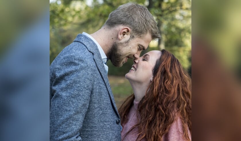 Michelle en Maarten bij de reünie. Foto: Linelle Deunk