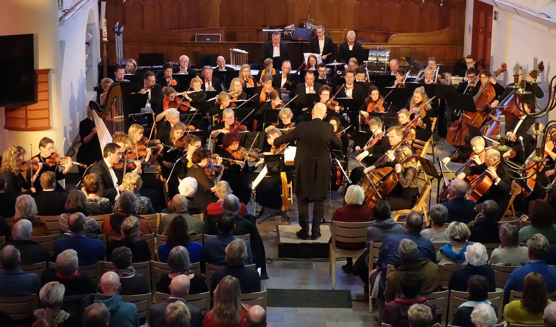 Het Midwinterproms concert was de enige uitvoering in Nederland van het projectorkest La Sinfonia Contea. Foto: PR