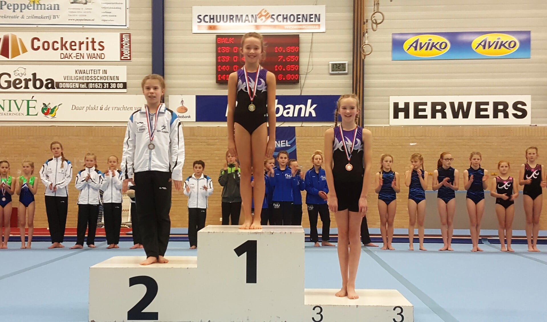 Bente Reindsen behaalde een derde en Suzan Horsting een eerste plek;  Pupil2 D2. Foto: PR