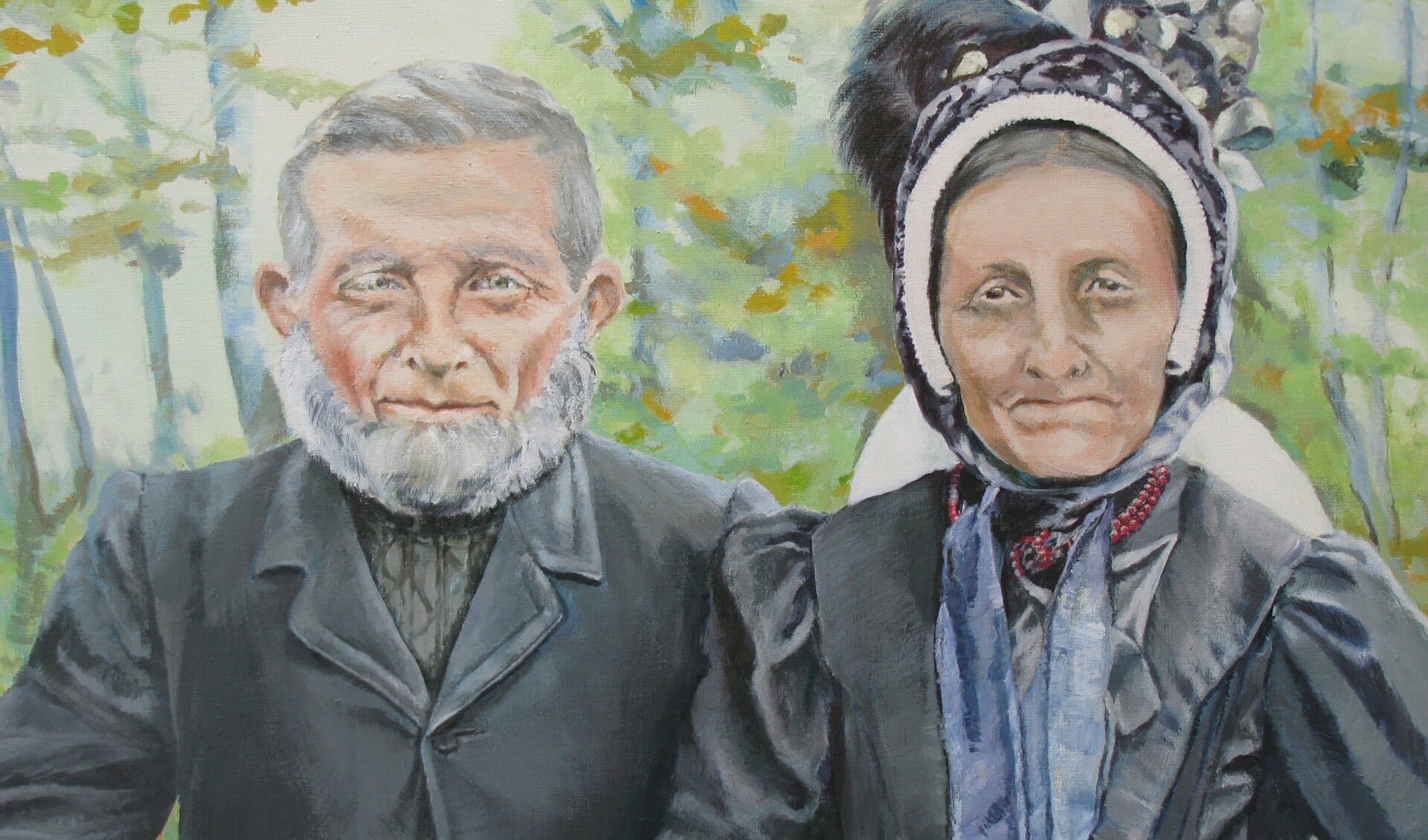 Echtpaar uit Halle 19de en 20ste eeuw. Foto: PR