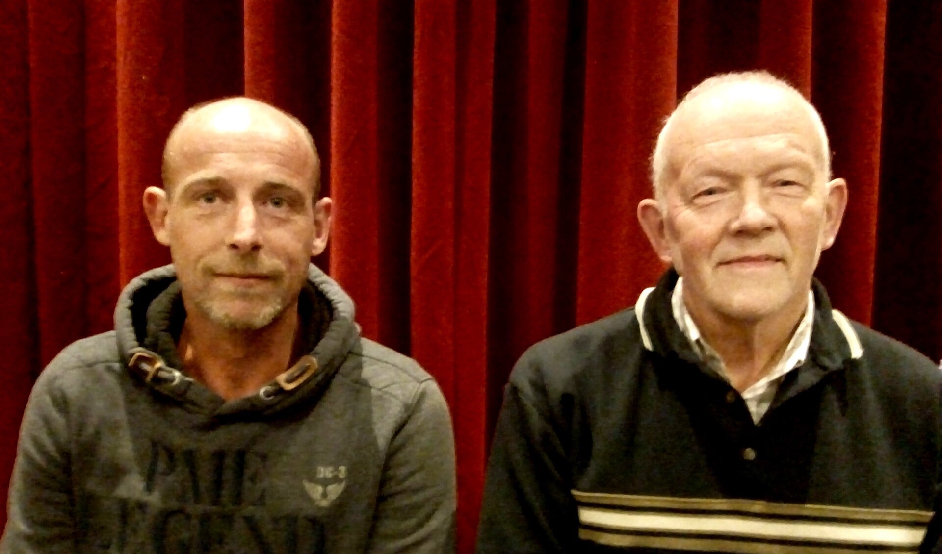 Robert van der Meij en Gerrit Hoftijzer, bestuursleden Stichting Buurtschapshuus Heelweg. Foto PR