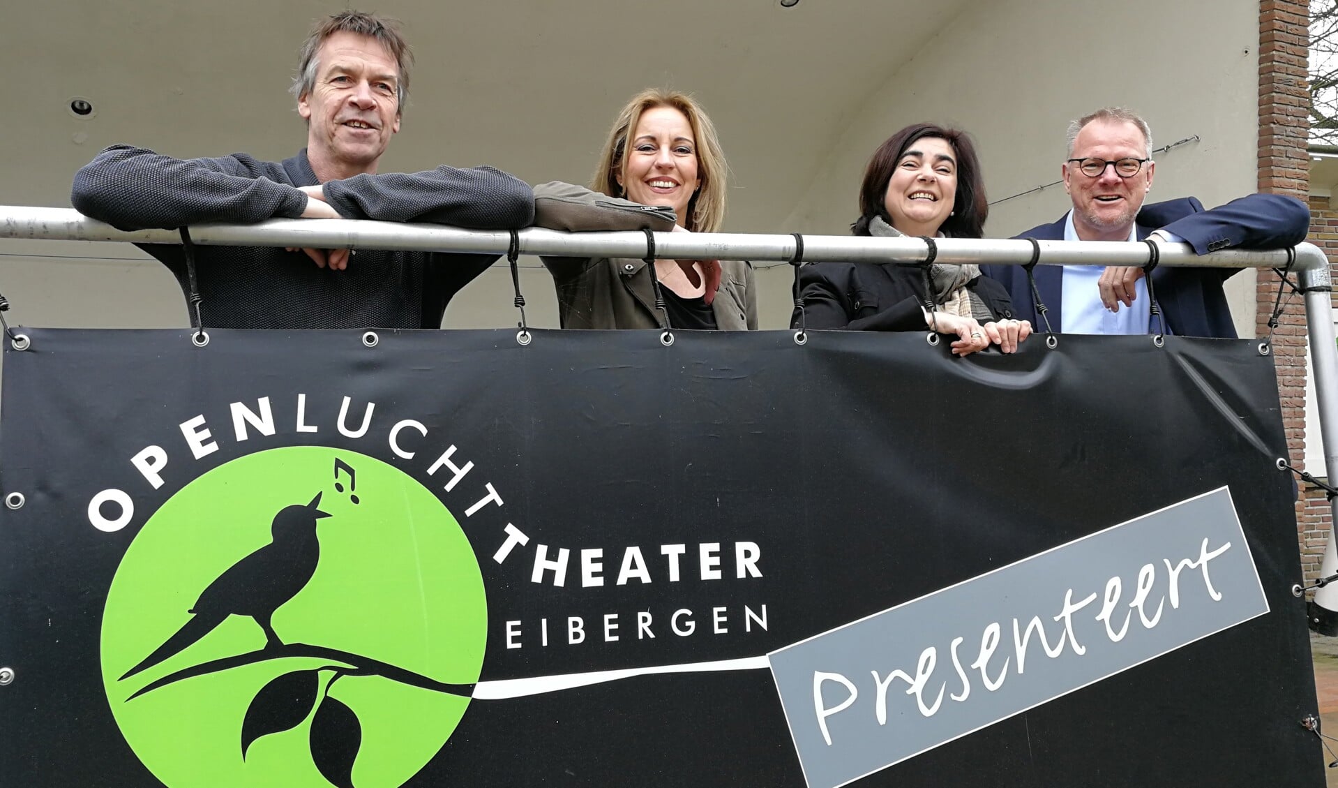 De organisatoren van UITondernemend Berkelland, van links af Raph Schouten, Erna Koeslag, Estrella van Liere en Harm ten Hoopen. Foto: Rob Weeber