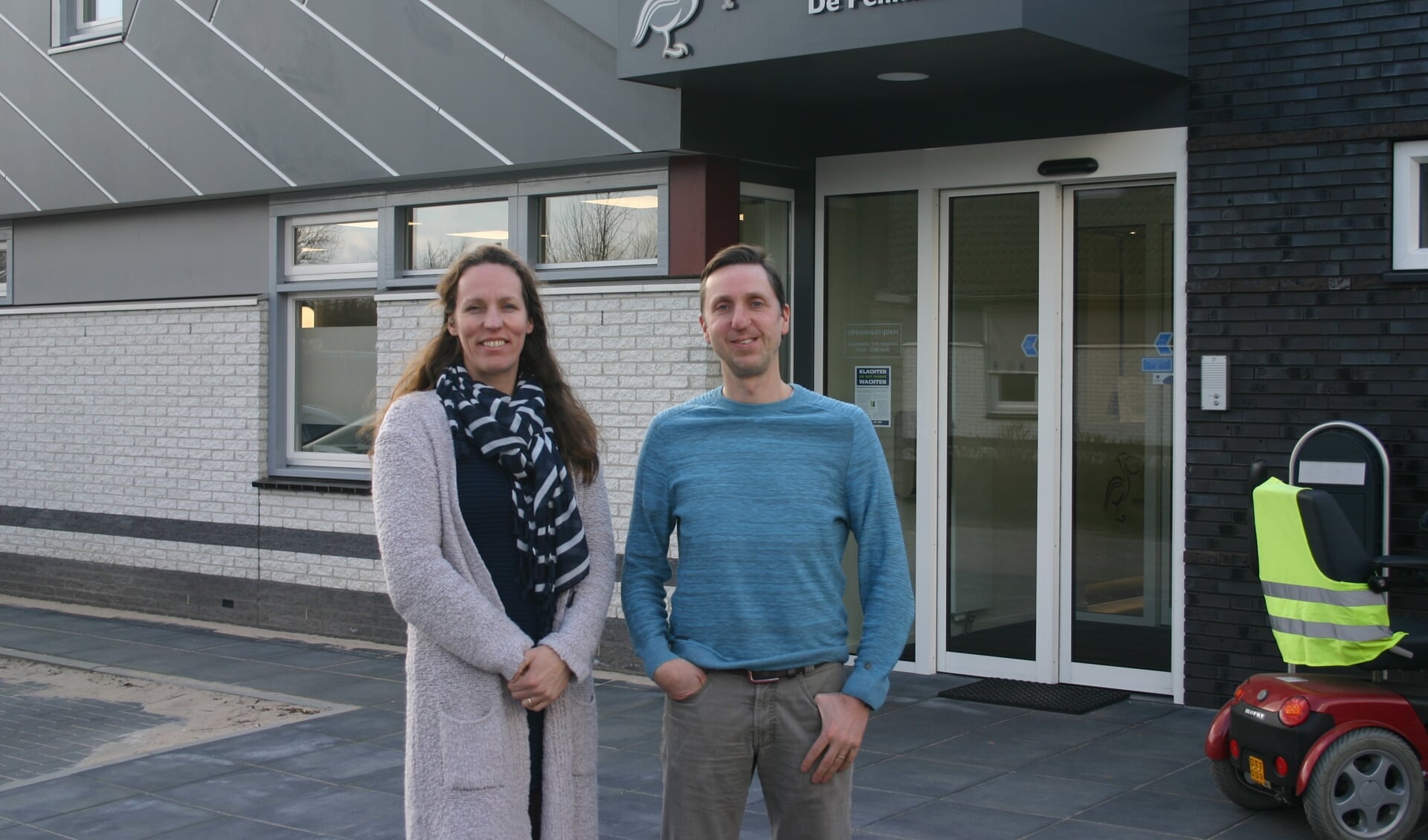 De huisartsen Michael Velthausz en Femke Smulders voor Huisartsenpraktijk 'de Pelikaan'. Foto: PR