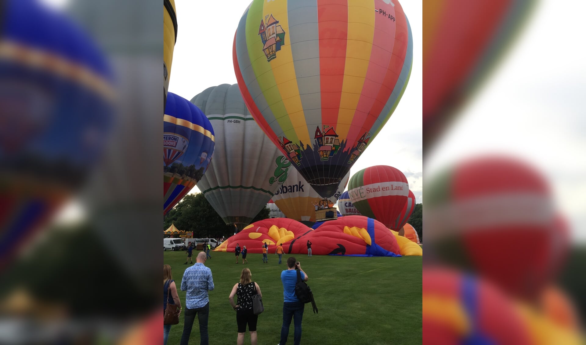 Ook bij Wenters Ballooning: diverse luchtballonnen de lucht in. Foto: PR
