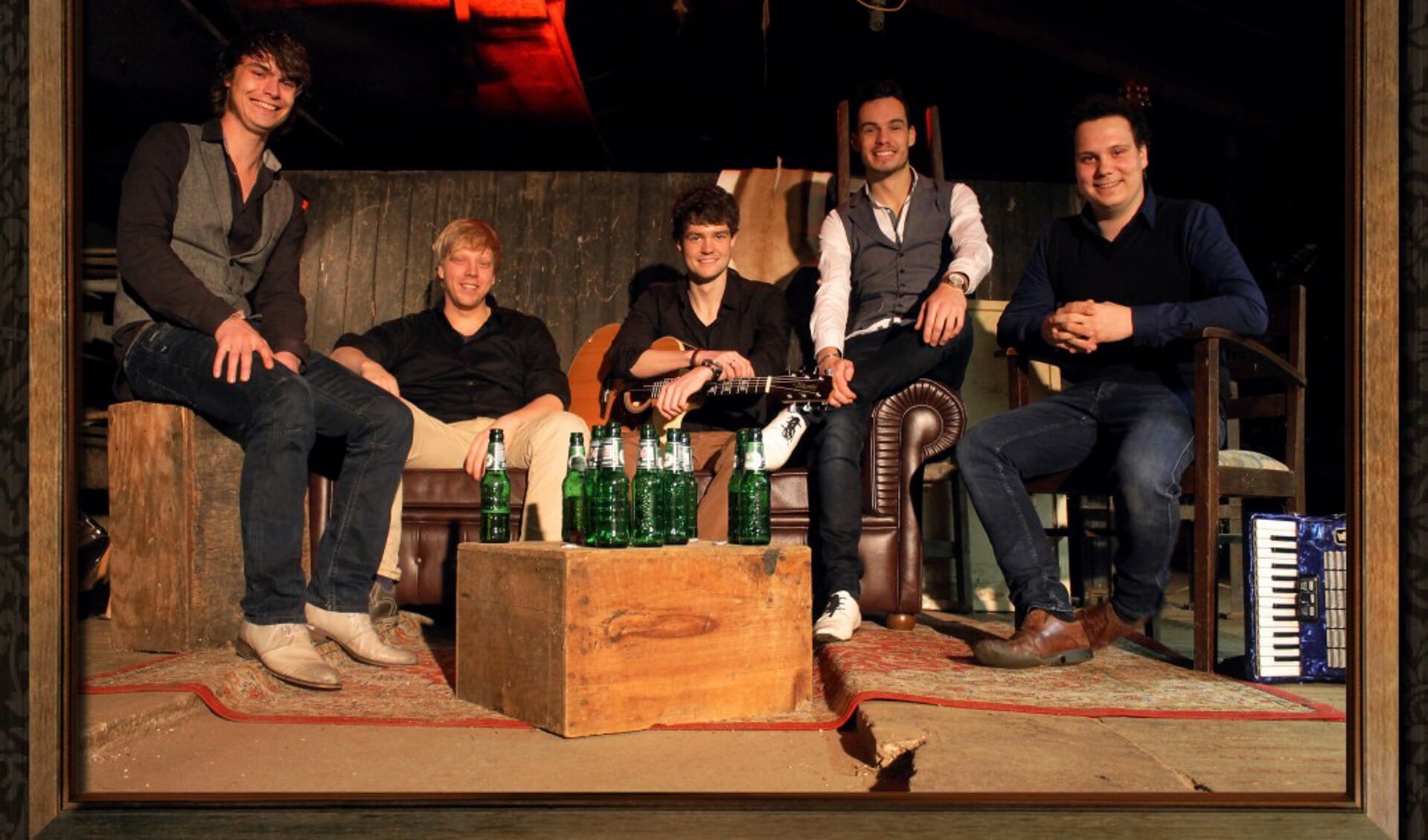De band Livin‘ Room treedt op in Herfkens. Foto: PR