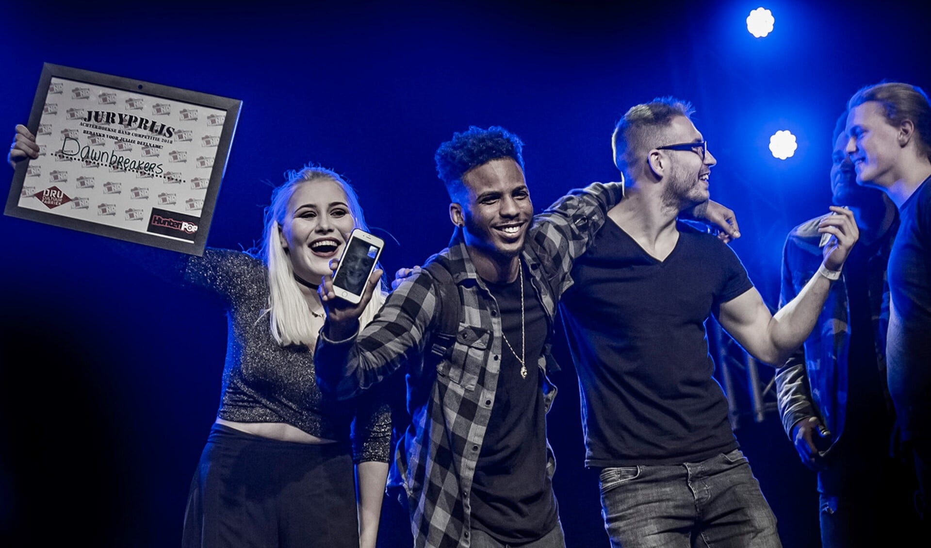 Dawnbreakers won de juryprijs tijdens de Achterhoekse Band Competitie. Foto: Edwin Hunter