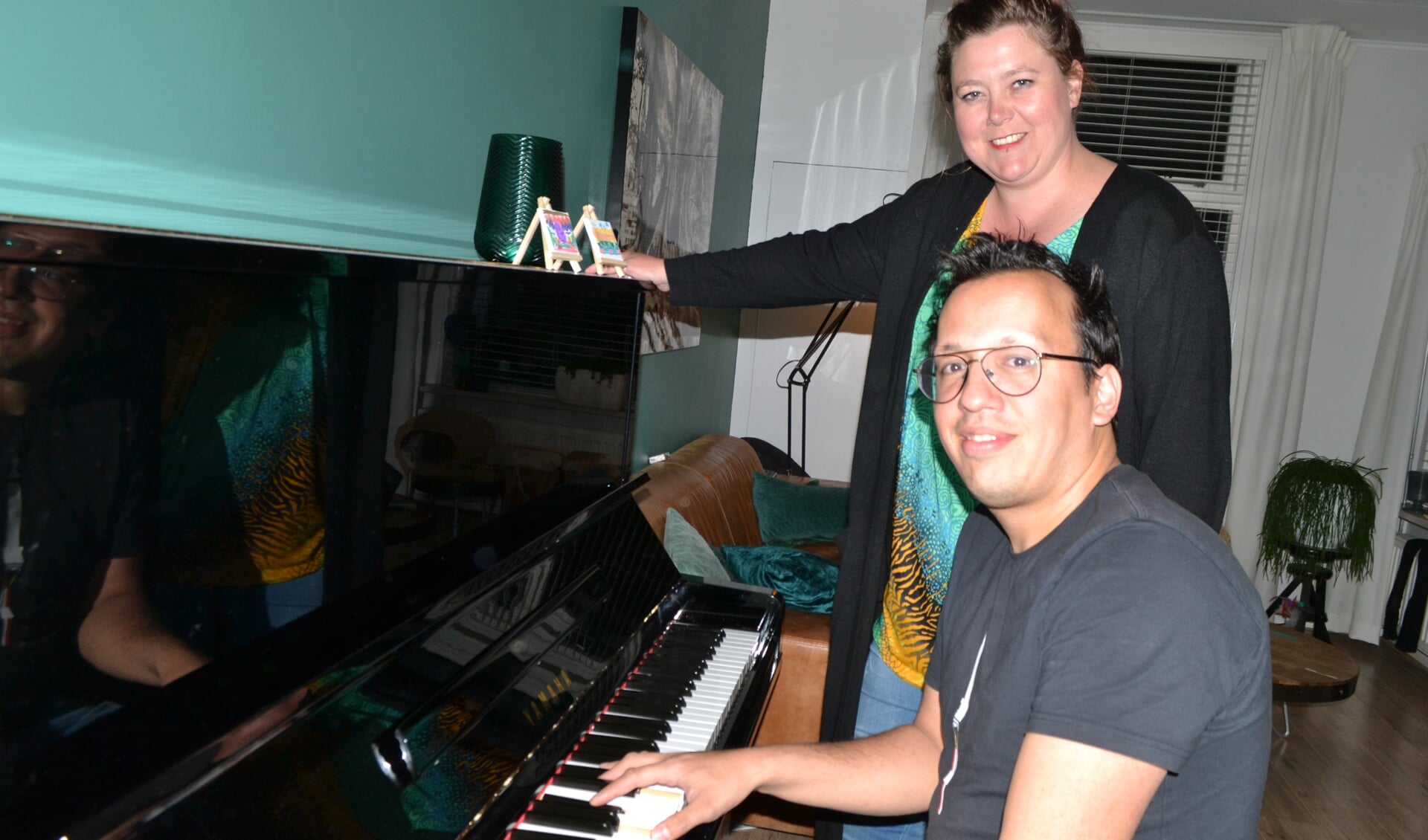 Jeffrey Sletering en Nicole Rouwmaat nodigen muzikanten uit voor de TOS Challenge . Foto: Leander Grooten