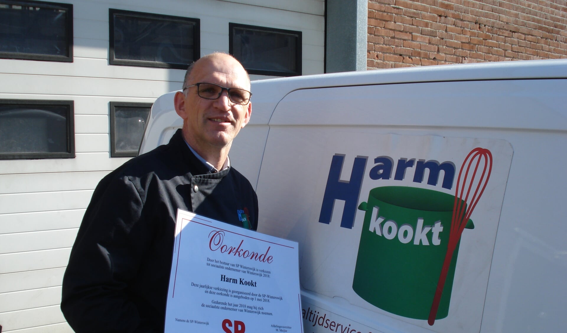 Harm Wassink werd uitgeroepen tot de sociaalste ondernemer. Foto: Clemens Bielen