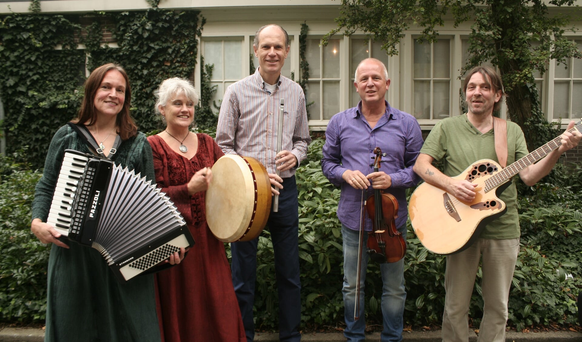 De band Aodhan speelt Schotse en Ierse Folk muziek. Foto: PR Aodhan