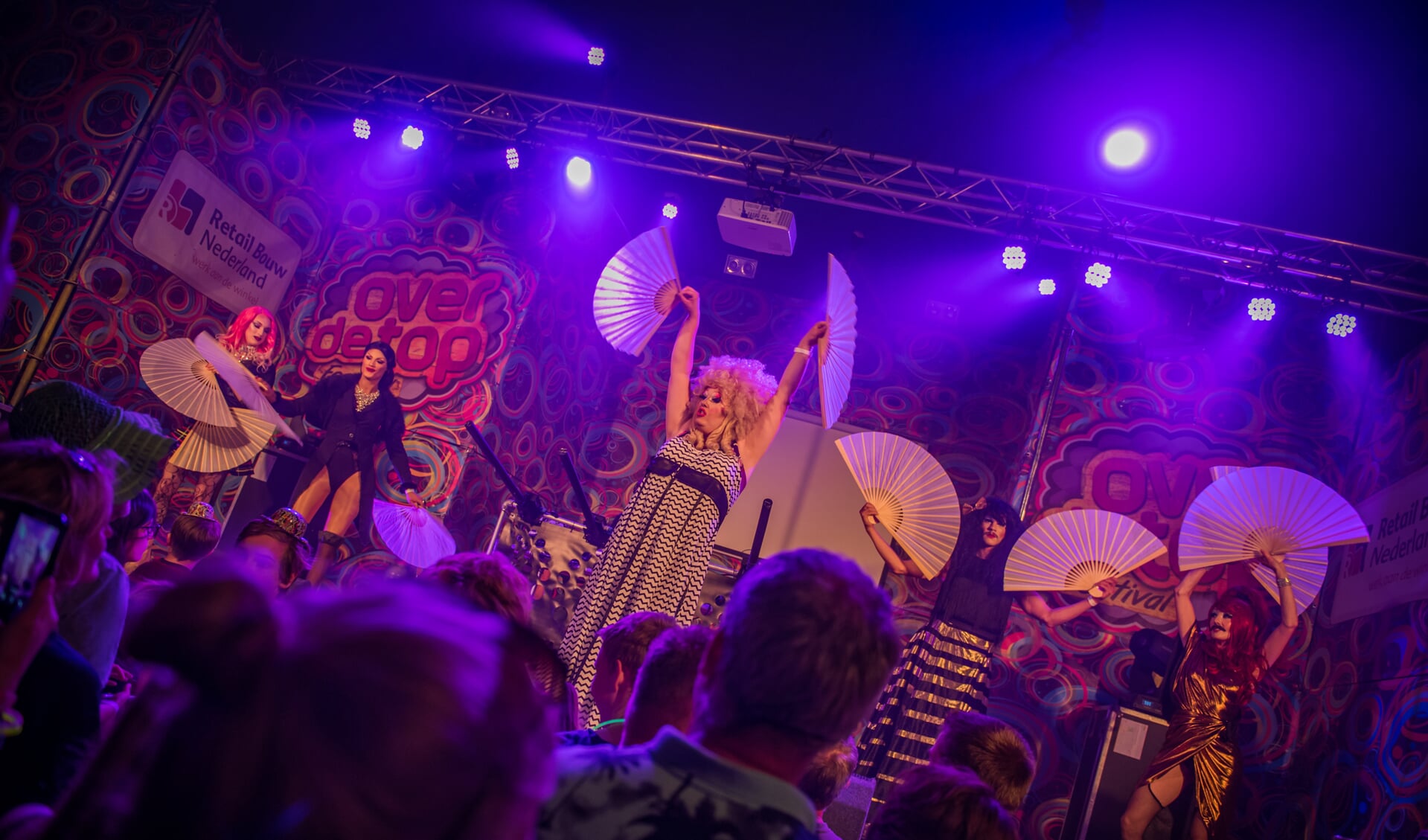 Mary Miracle's Crazy Lip Sync Show, een waardige slotact van Over De Top 2018. Foto: Martijn Koolmees