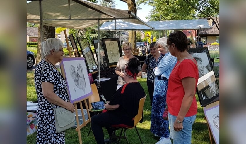 Het is voor Kunstkring B-Art vrijwel onmogelijk om bijvoorbeeld de anderhalve meter afstand te garanderen. Foto: PR