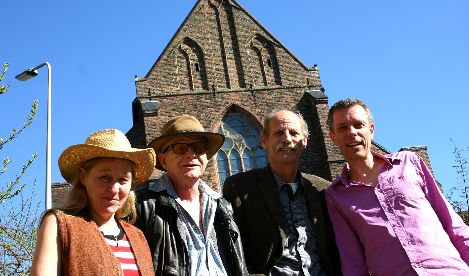 Hans Driesten 4 Blues bestaat uit (v.l.n.r.): Carla Wassenaar, Hans Driesten, Peter Beemsterboer en Rob Nijenhuis.  Foto: Queen Elien