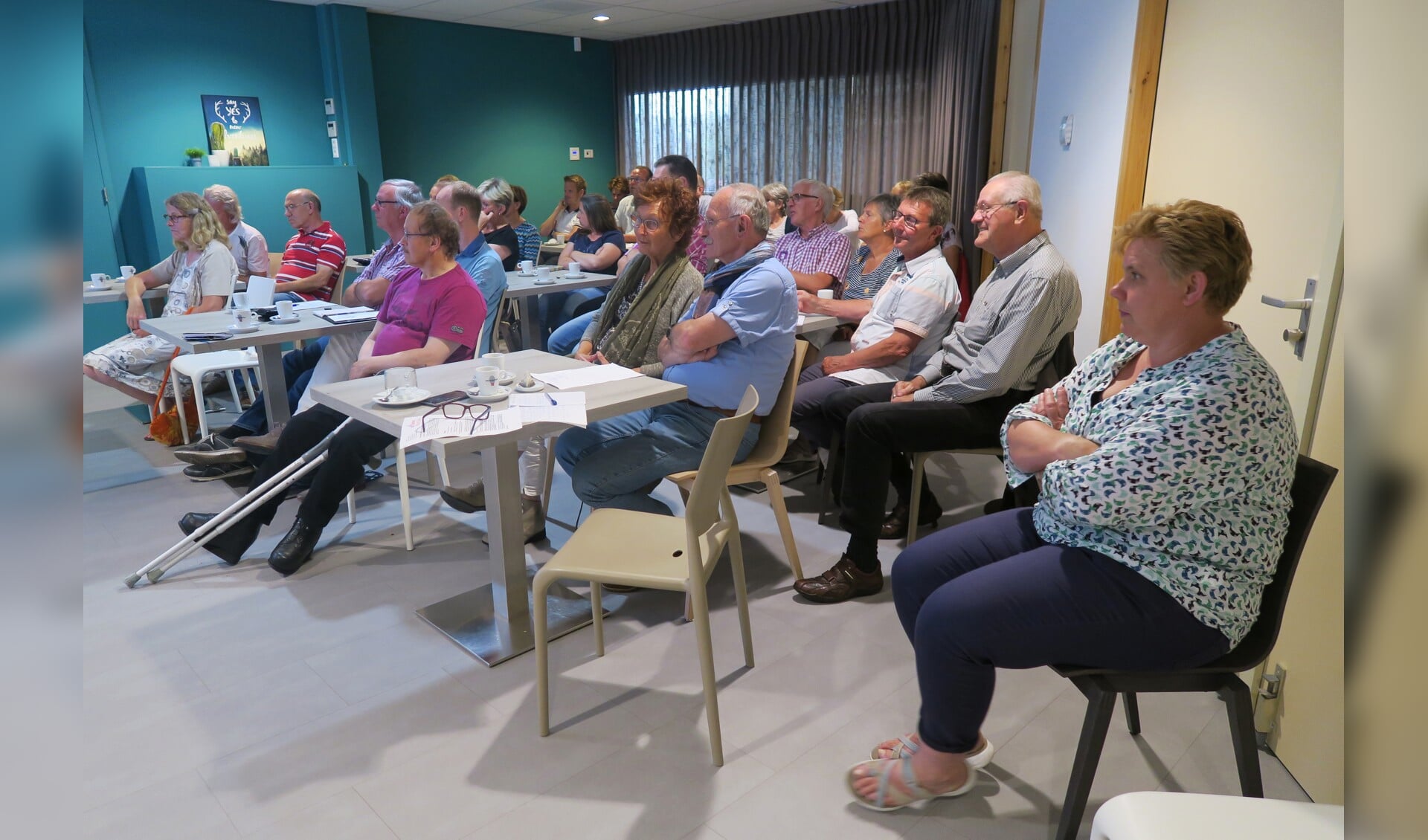 Er bestond een redelijke belangstelling voor het door de gemeente Oost Gelre georganiseerde vrijwilligerscafé. Foto: Theo Huijskes