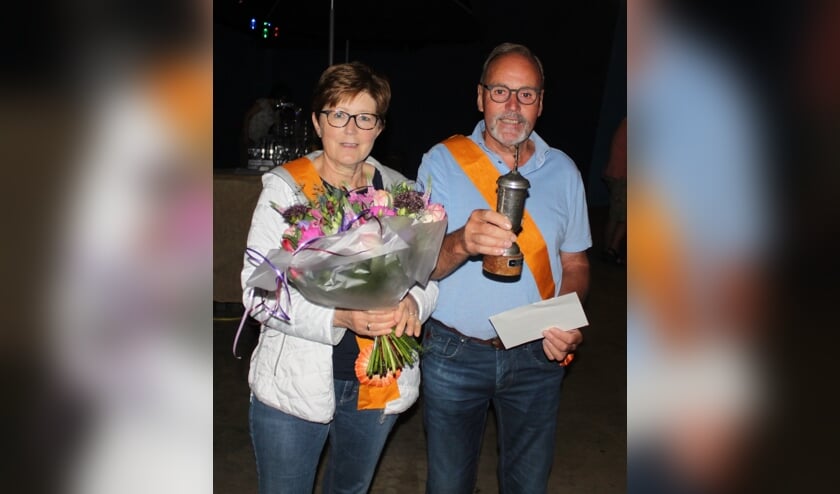 Het nieuwe koningspaar van Delden: Henk en Gerrie Groot Roessink. Foto: PR.