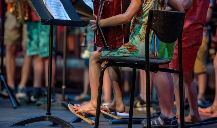 Samen muziek maken. Foto: Marije van den Berg