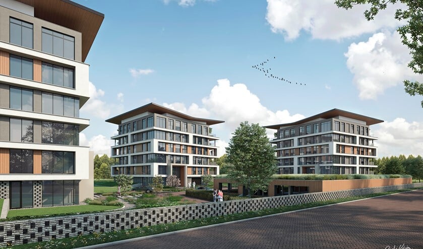 De villamenten en penthouses van Veste in Zutphen. Beeld: Archi Vision