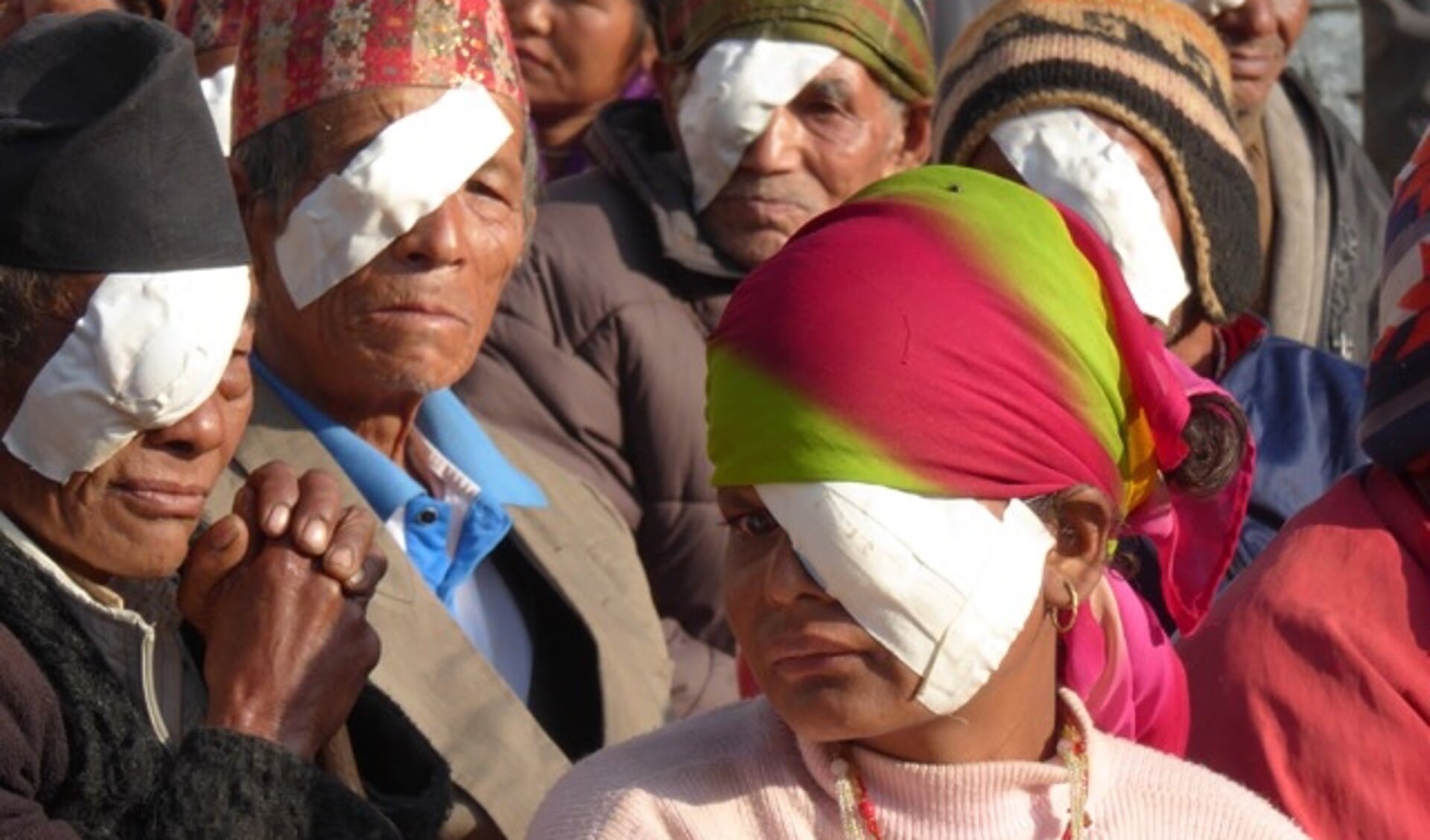 Vanuit het Himalaya Eye Hospital in Nepal worden zes oogkampen gehouden om oogzorg naar de allerarmste mensen te brengen. Foto: PR