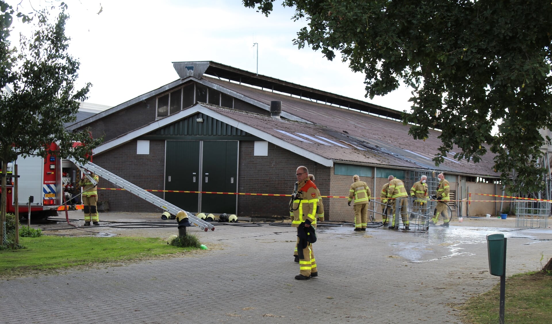 Schuurbrand in Steenderen. Foto: 112 Nieuws Gelderland
