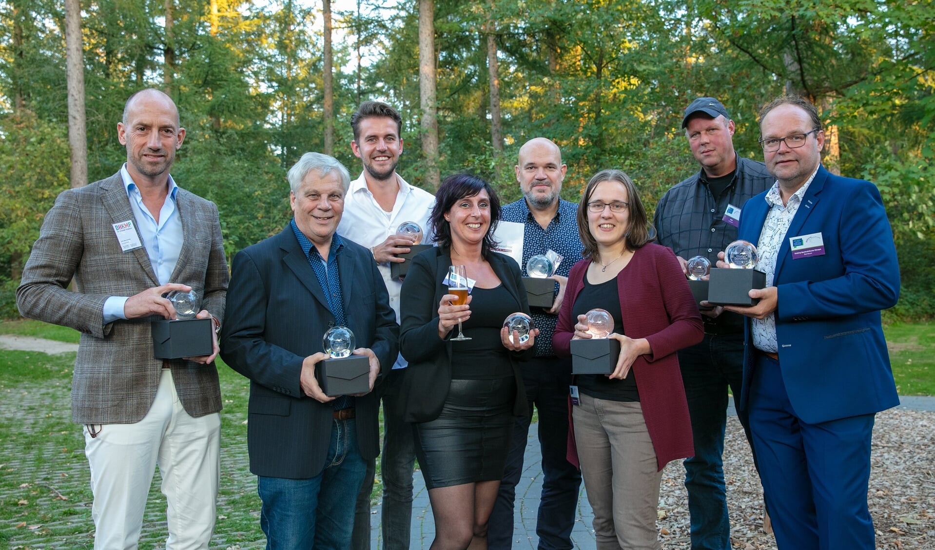 De winnaars van de Naober-Boost-award op een rij (Hartemink ontbreekt). Foto: Guido Bogert Fotografie