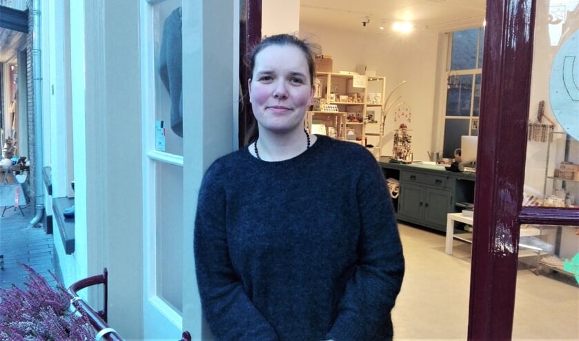Marleen Heinen opende pas haar winkel 'Eigen Zinnig'. Foto: Mirjam van Biemen